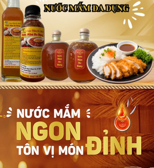 NƯỚC MẮM ĐA DỤNG CHAI LỚN